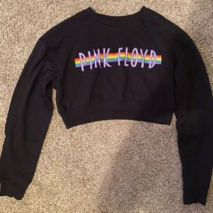 Pink Floyd Cropped Sweatshirt